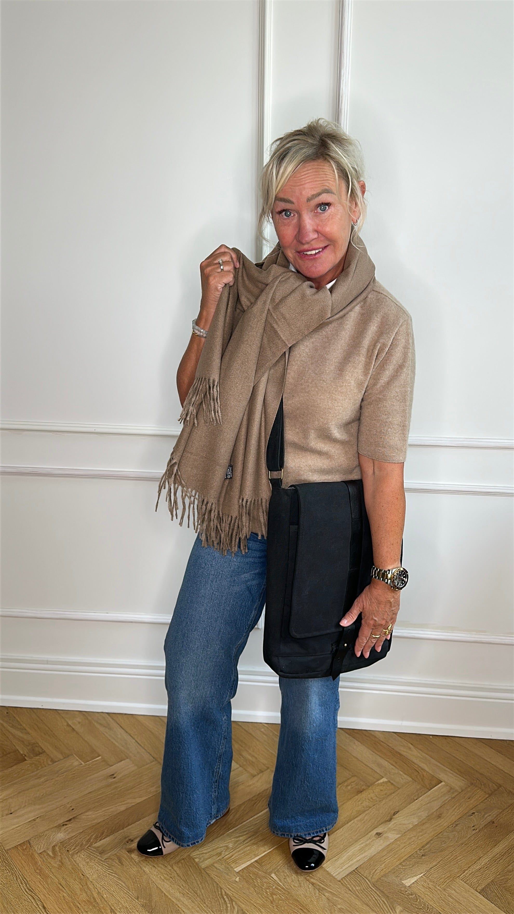 OtherStuff Crossover taske Crossover Taske i Canvas - Sort 5713931001842 otherstuff