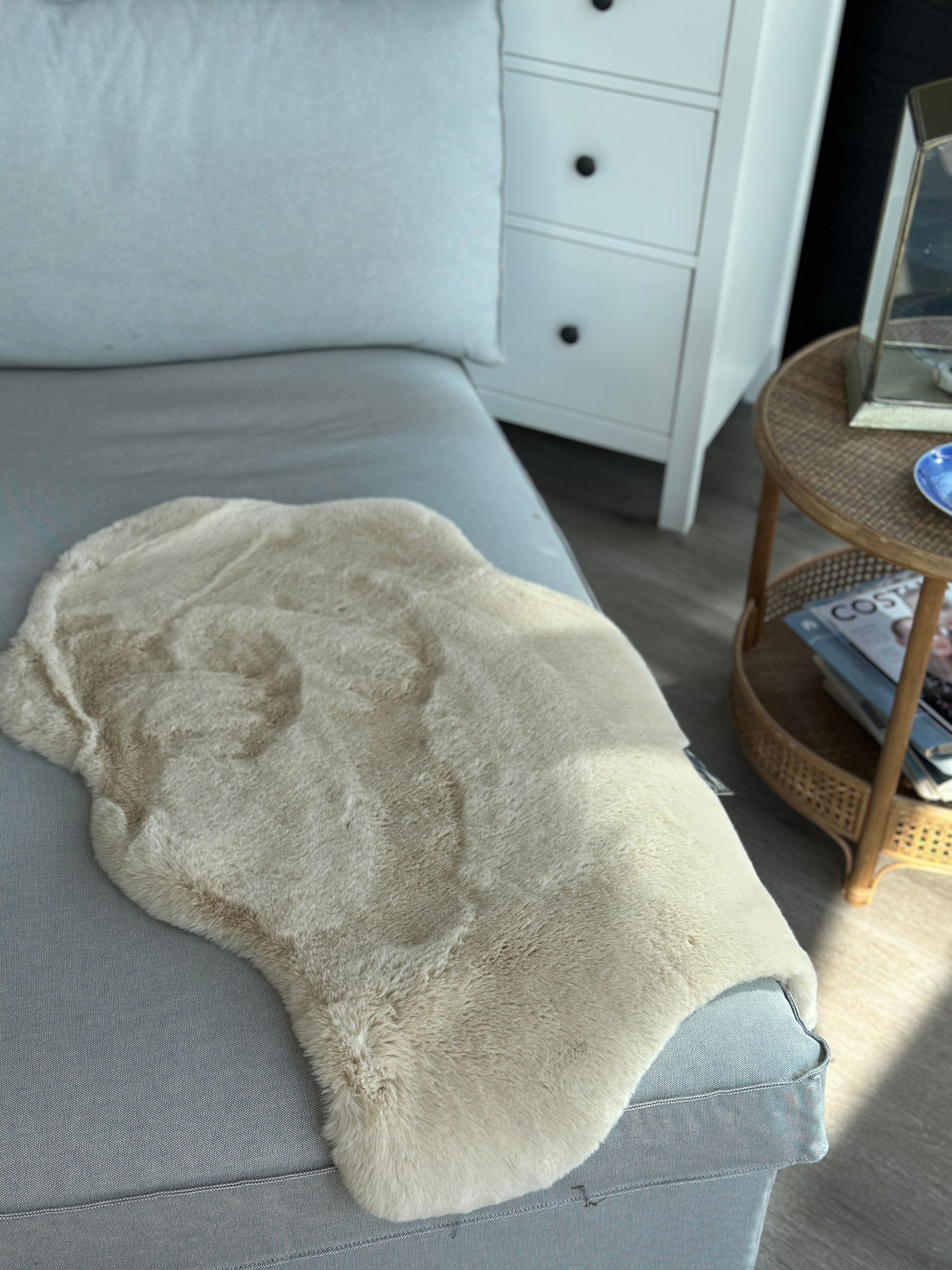 OtherStuff Lammeskind Faux fur lammeskind - Beige otherstuff