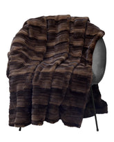 OtherStuff Lammeskind Faux fur tæppe - Chocolate otherstuff