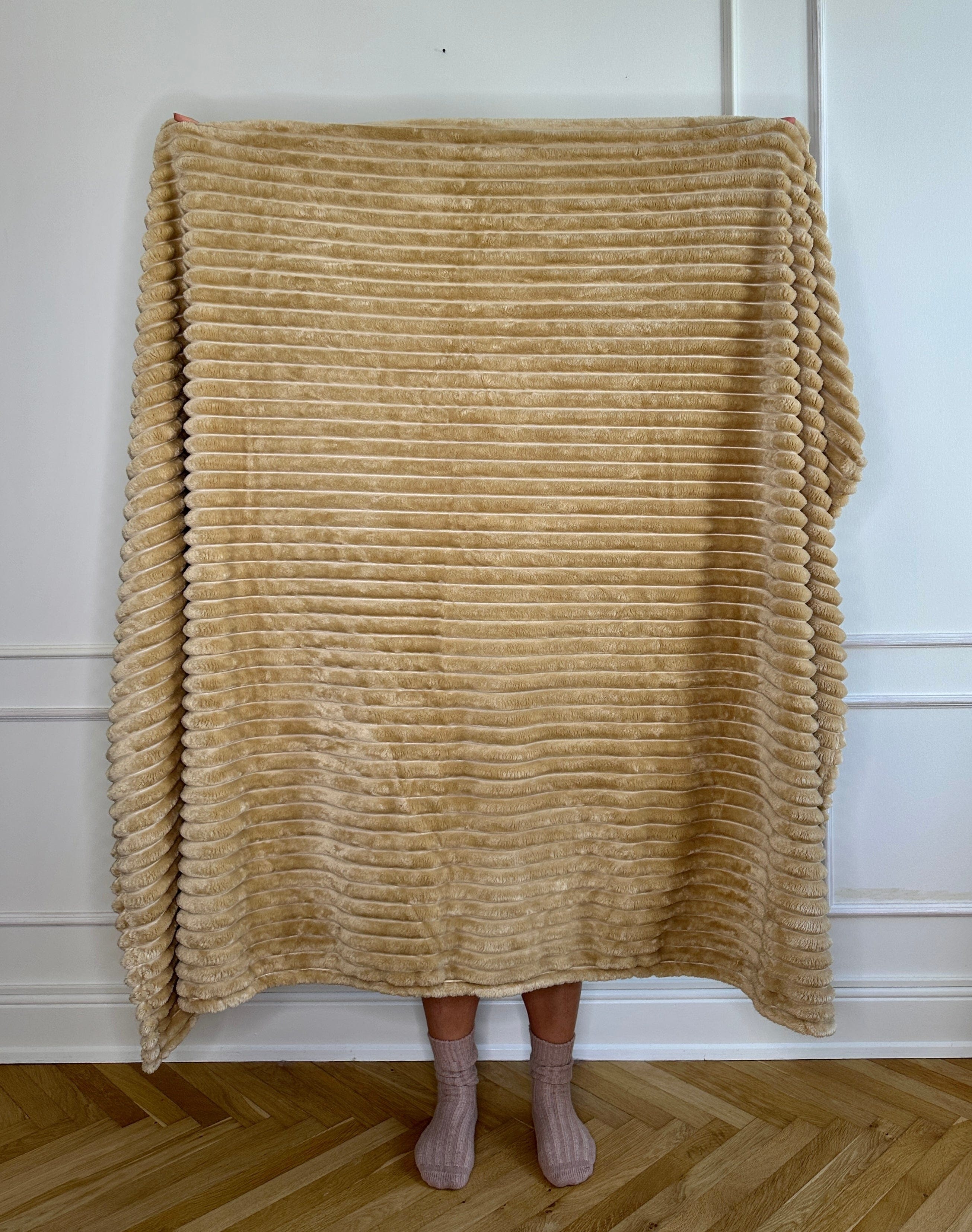 otherstuff Plaid Luxus Fleece plaid i Beige (150x200cm) otherstuff