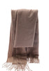 OtherStuff Tørklæde og sjal Sjal i 100% Viscose - Mud bown (Str. 180x80 cm) otherstuff
