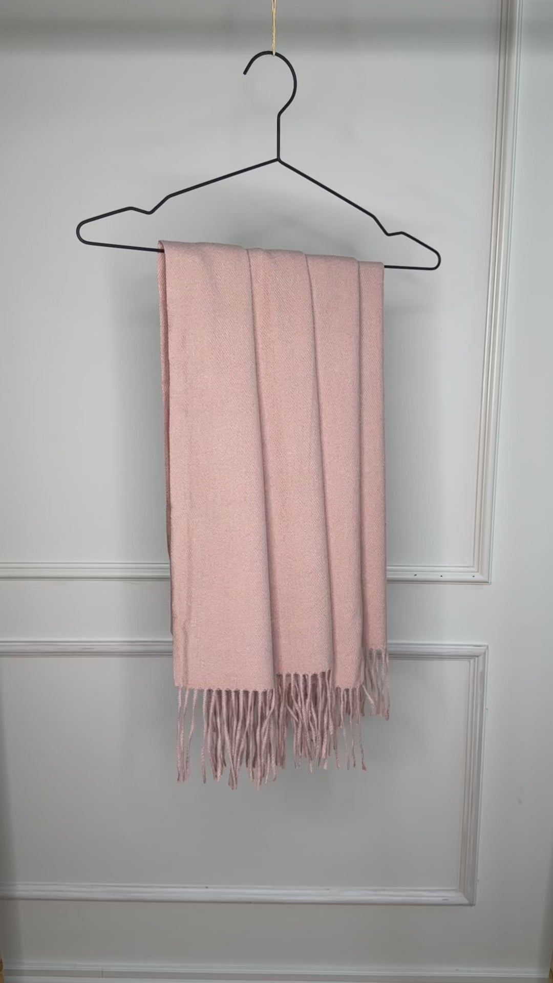 Sjal i 100% Viscose - Rosa (Str. 180x80 cm)