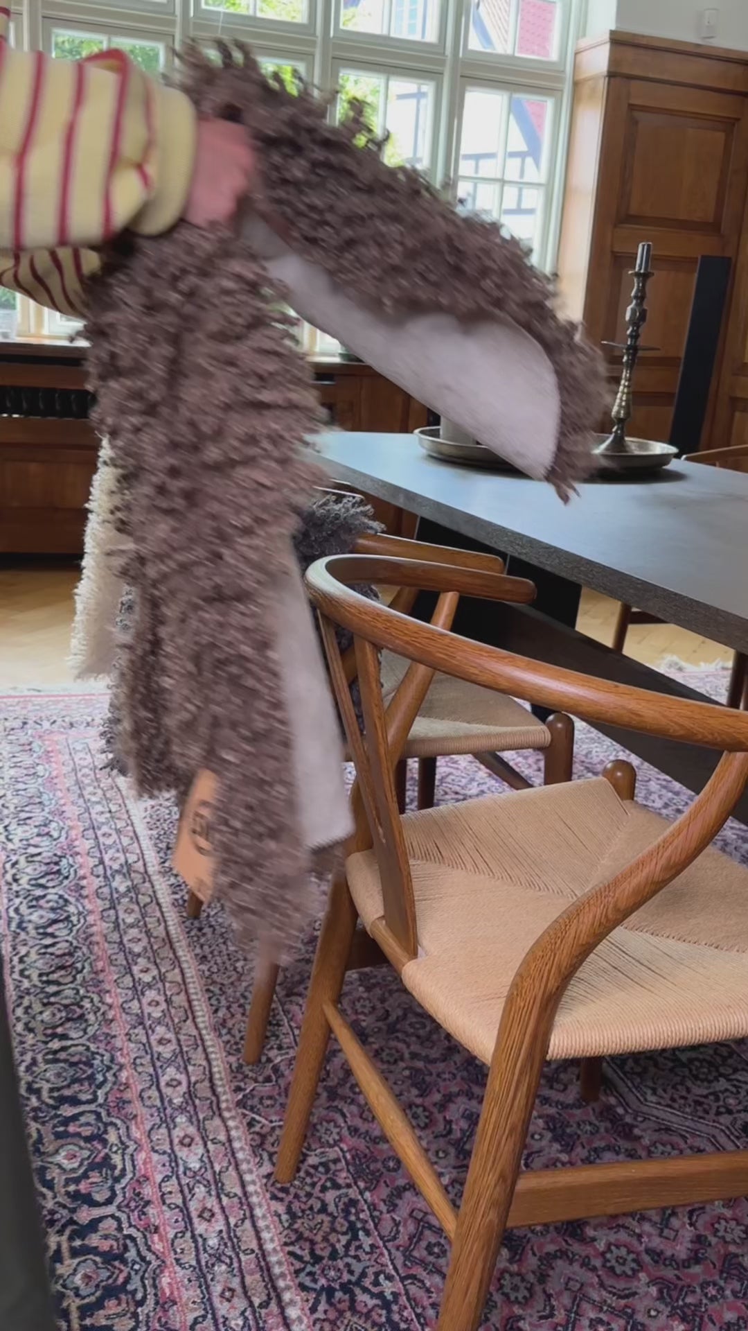 Faux fur lammeskind - Grå
