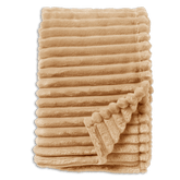 Uldplaiden.dk Plaid Fleece plaid i Beige (150x200cm) otherstuff