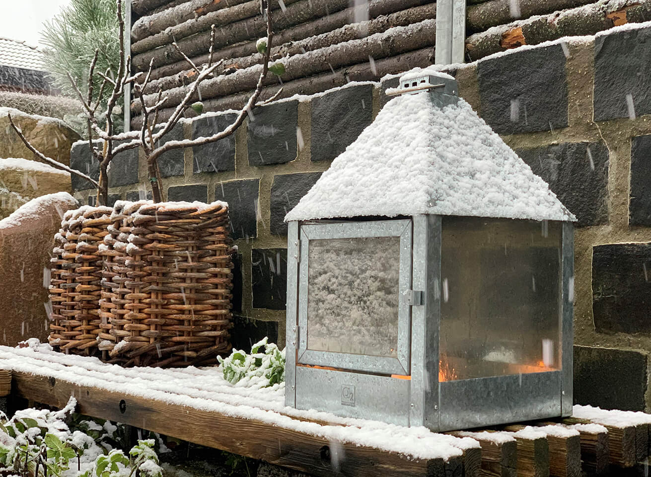 A2 Living Lanterne Galvanized Mega Quadro Lantern 5714045000462 otherstuff