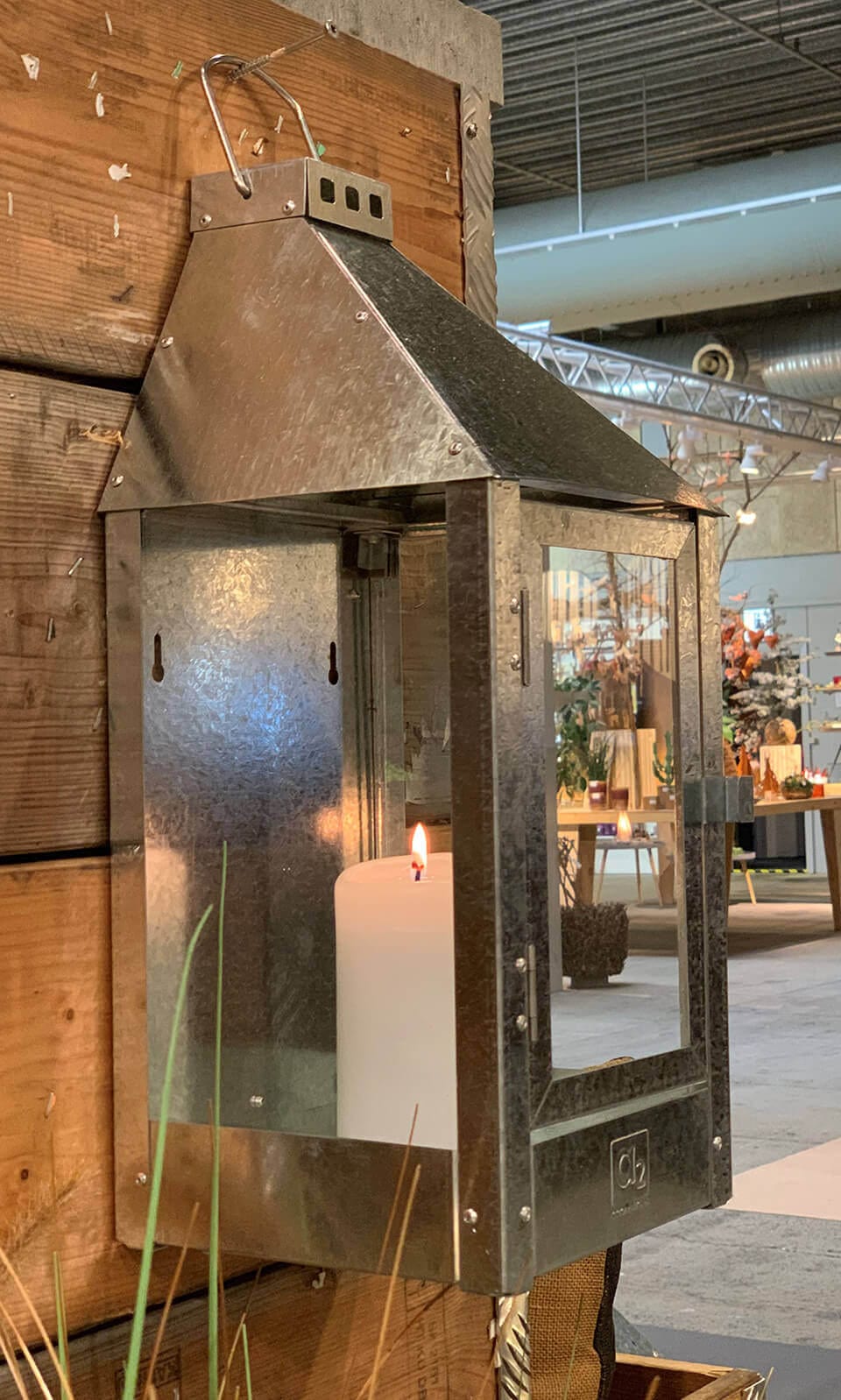 A2 Living Galvanized Midi Wall Lantern 5714045004842 otherstuff