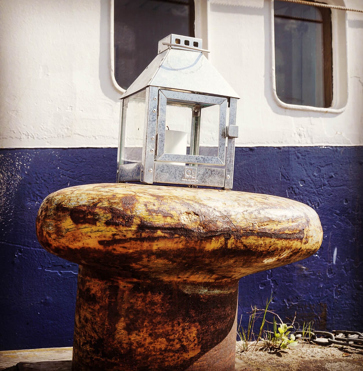 A2 Living Galvanized Mini Quadro Lantern 5714045000424 otherstuff