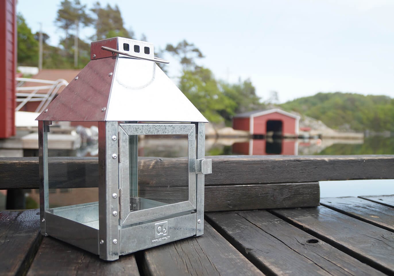 A2 Living Galvanized Mini Quadro Lantern 5714045000424 otherstuff