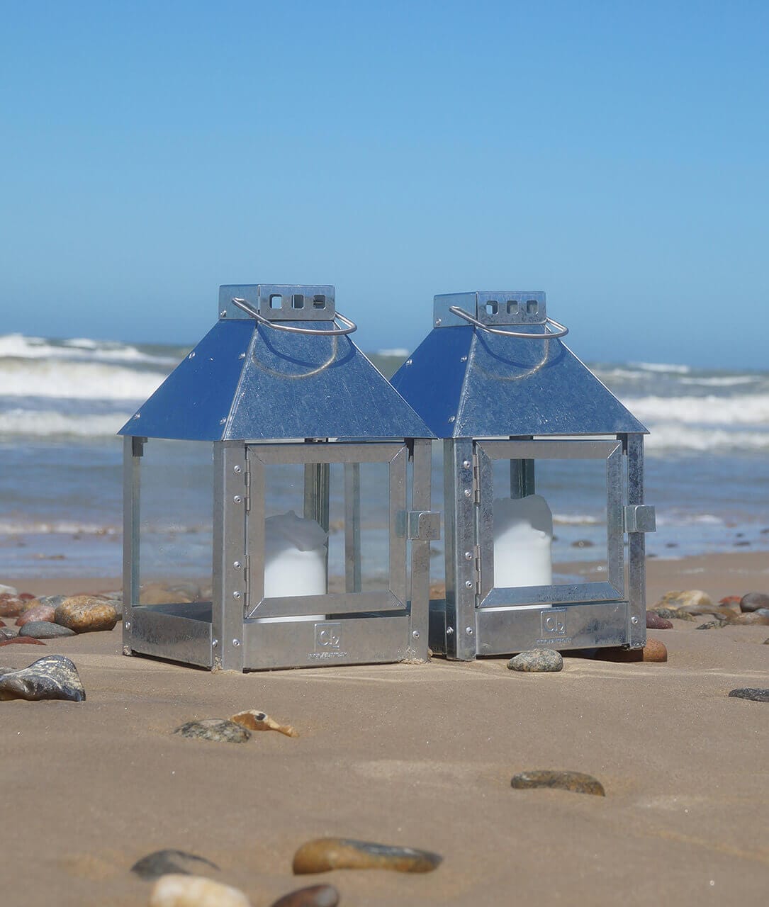 A2 Living Galvanized Mini Quadro Lantern 5714045000424 otherstuff