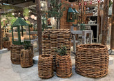 A2 Living Mega Low Round Rattan Basket 5714045004903 otherstuff