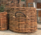 A2 Living Mega Low Round Rattan Basket 5714045004903 otherstuff