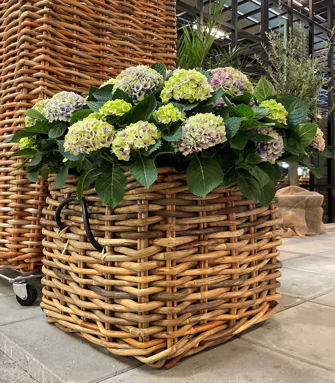 A2 Living flet kurv Mega Low Square Rattan Basket 5714045004910 otherstuff