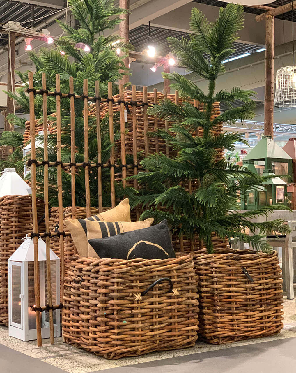 A2 Living flet kurv Mega Low Square Rattan Basket 5714045004910 otherstuff