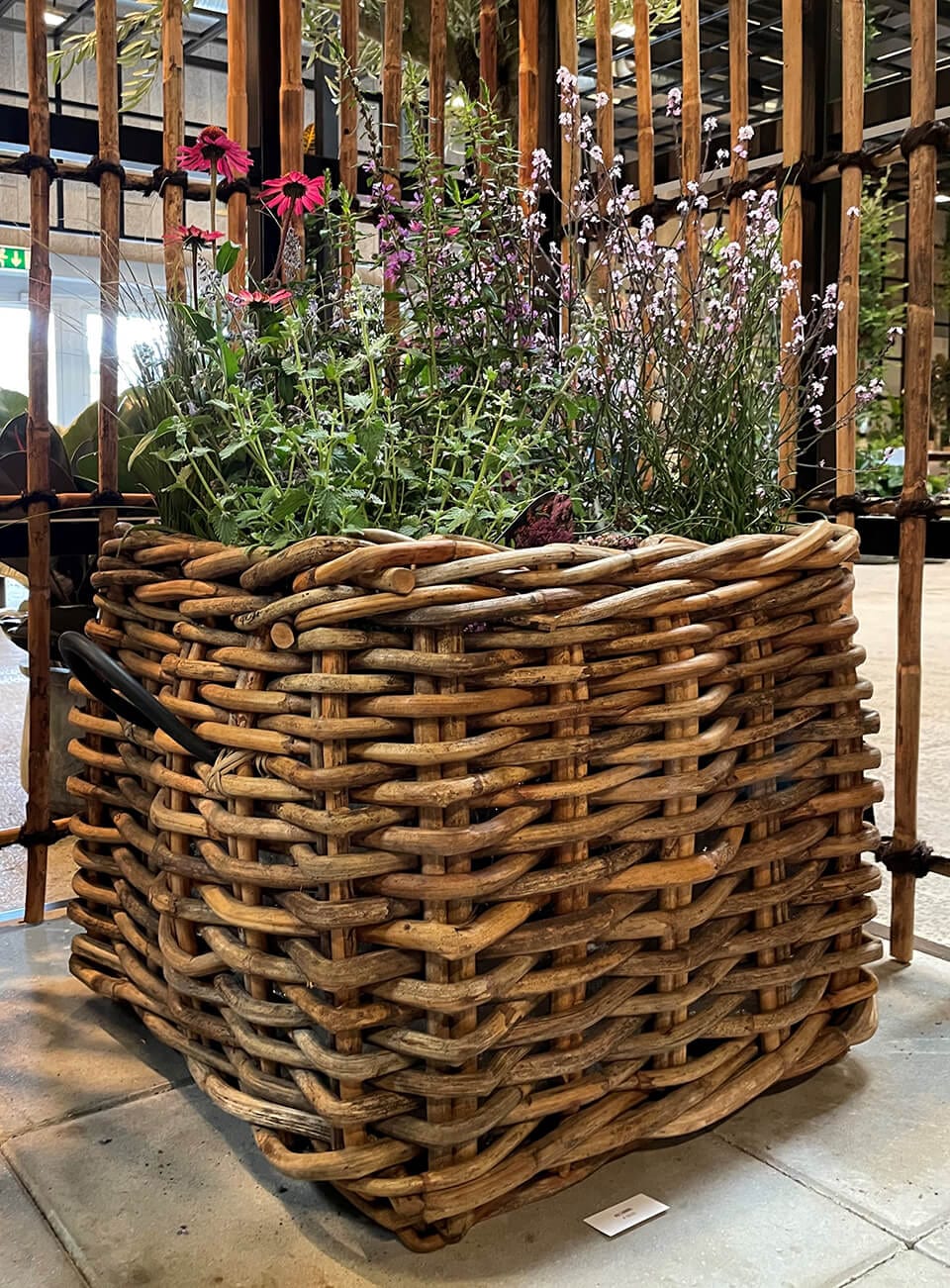 A2 Living flet kurv Mega Low Square Rattan Basket 5714045004910 otherstuff
