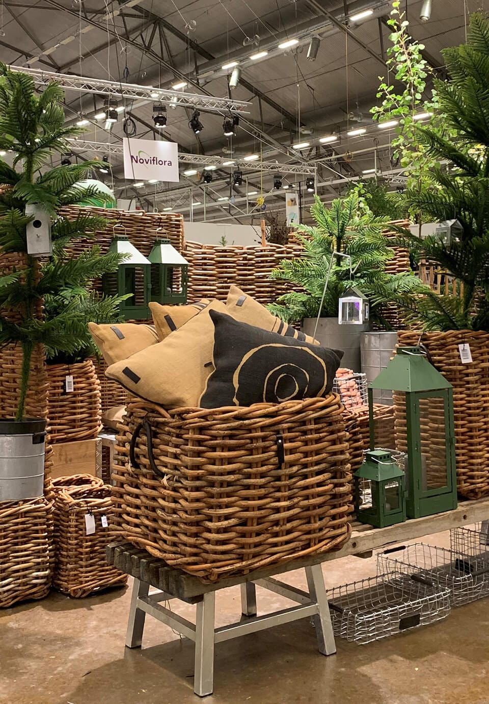 A2 Living flet kurv Mega Low Square Rattan Basket 5714045004910 otherstuff