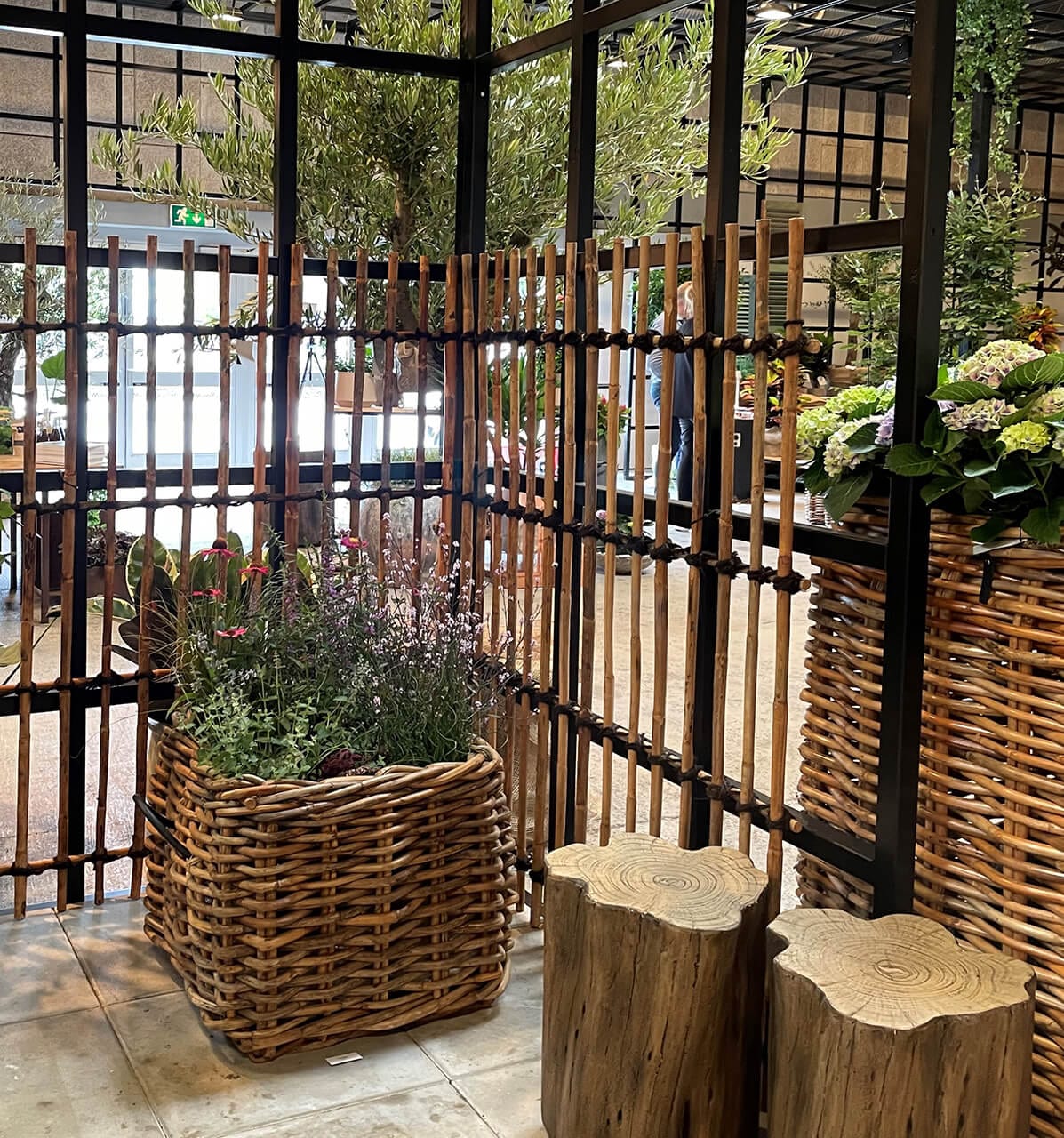 A2 Living flet kurv Mega Low Square Rattan Basket 5714045004910 otherstuff