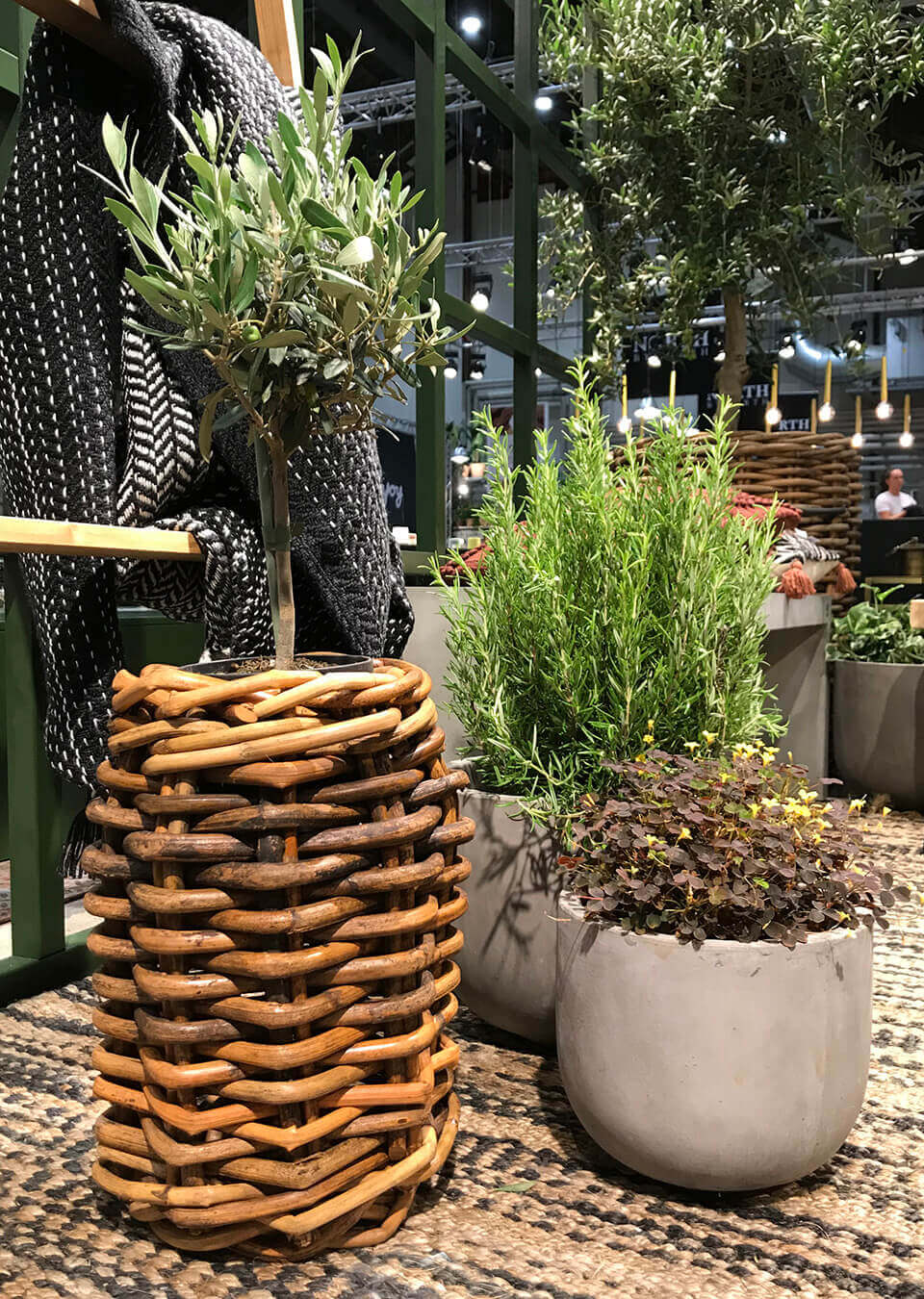 A2 Living Mini Round Rattan Basket 5714045000011 otherstuff