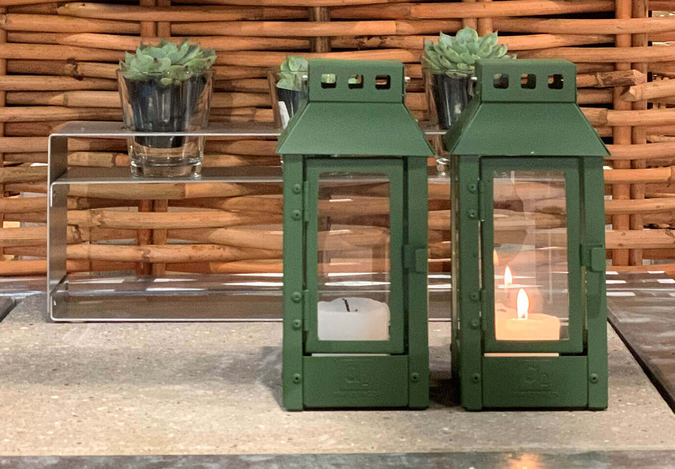 A2 Living Olive Green Micro Small Lantern 5714045004897 otherstuff