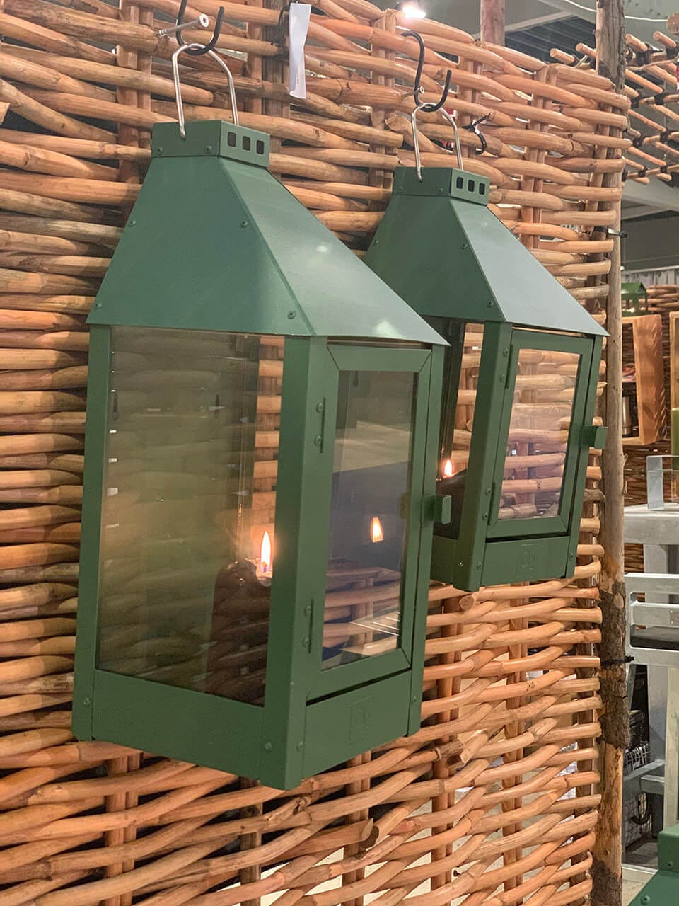 A2 Living Olive Green Midi Wall Lantern 5714045004866 otherstuff