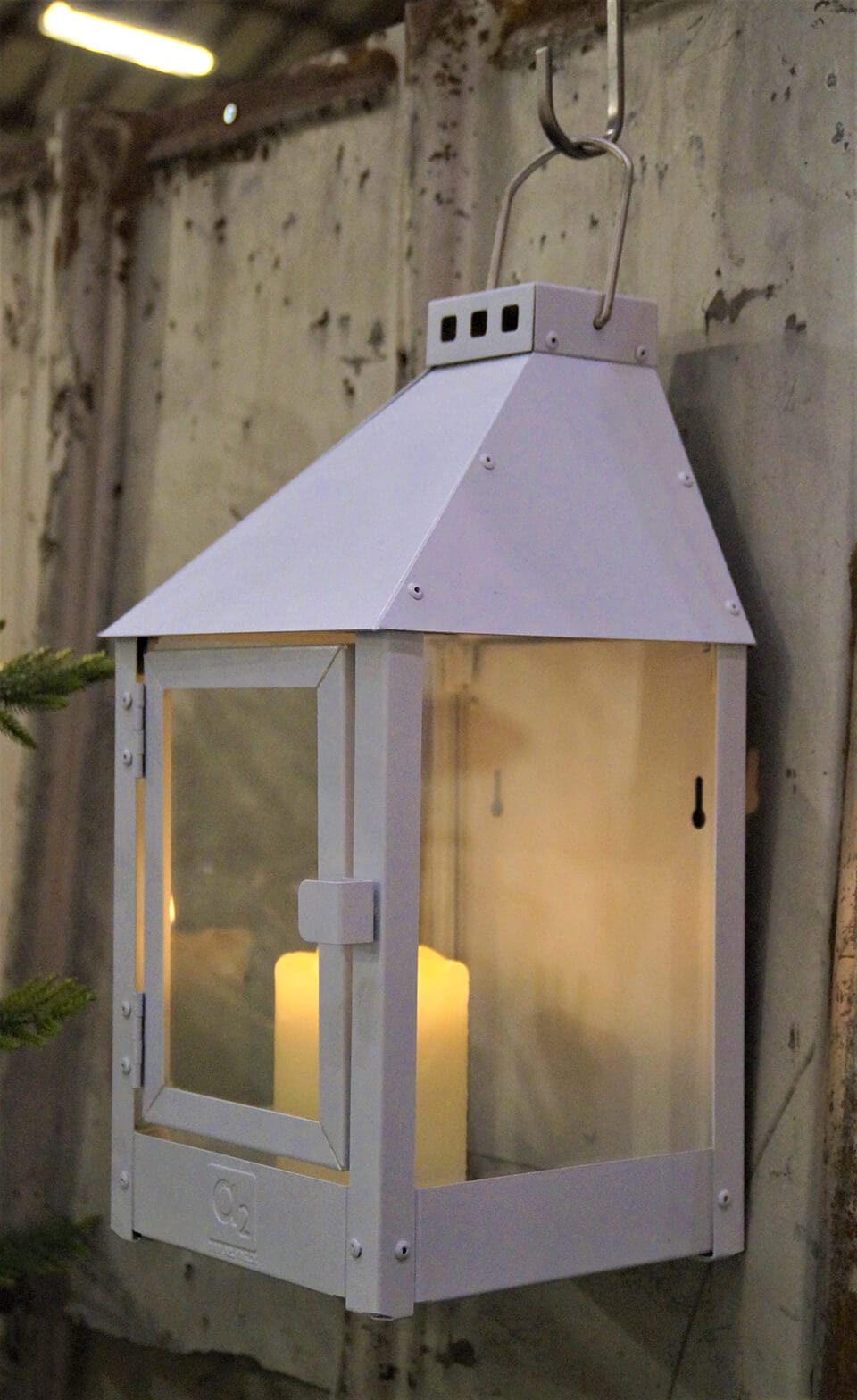 A2 Living White Mini Wall Lantern 5714045000776 otherstuff