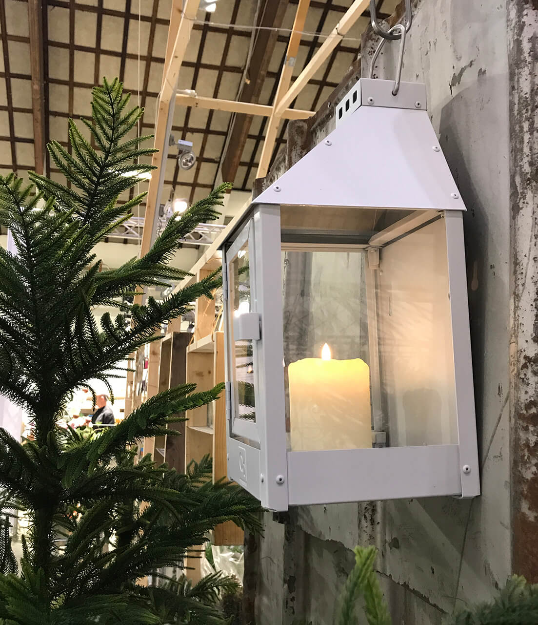 A2 Living White Mini Wall Lantern 5714045000776 otherstuff