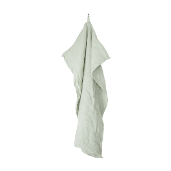 Viskestykke i hør, Dusty Mint - OtherStuff.dk