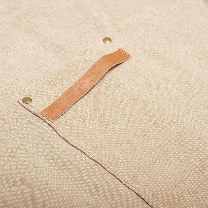 Hunter - Forklæde, beige fra Muubs - Otherstuff.dk