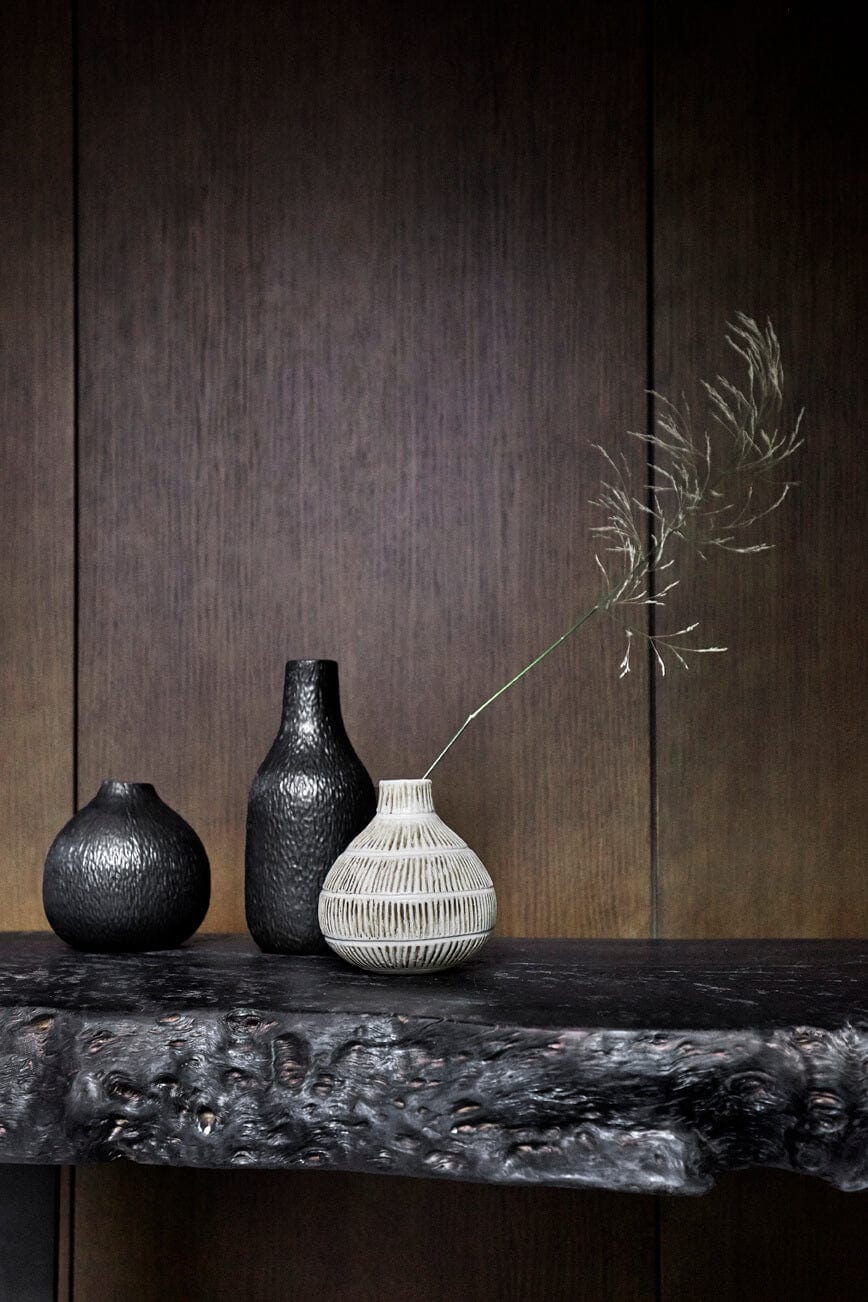 Nora - Vase, antracit grå fra Muubs