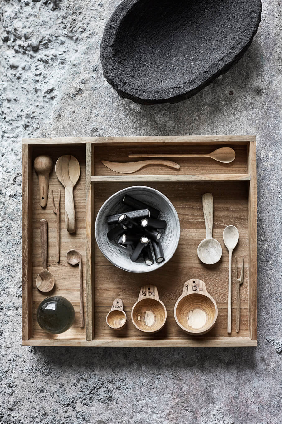 Oliven gaffel fra Muubs - Otherstuff.dk