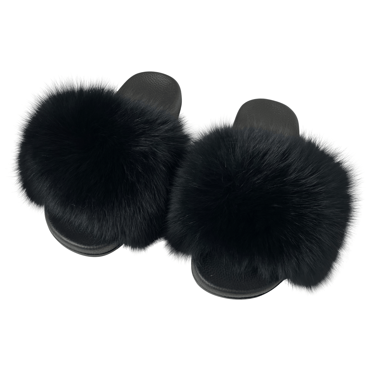 Pels Slippers - Ny Sæson Sort