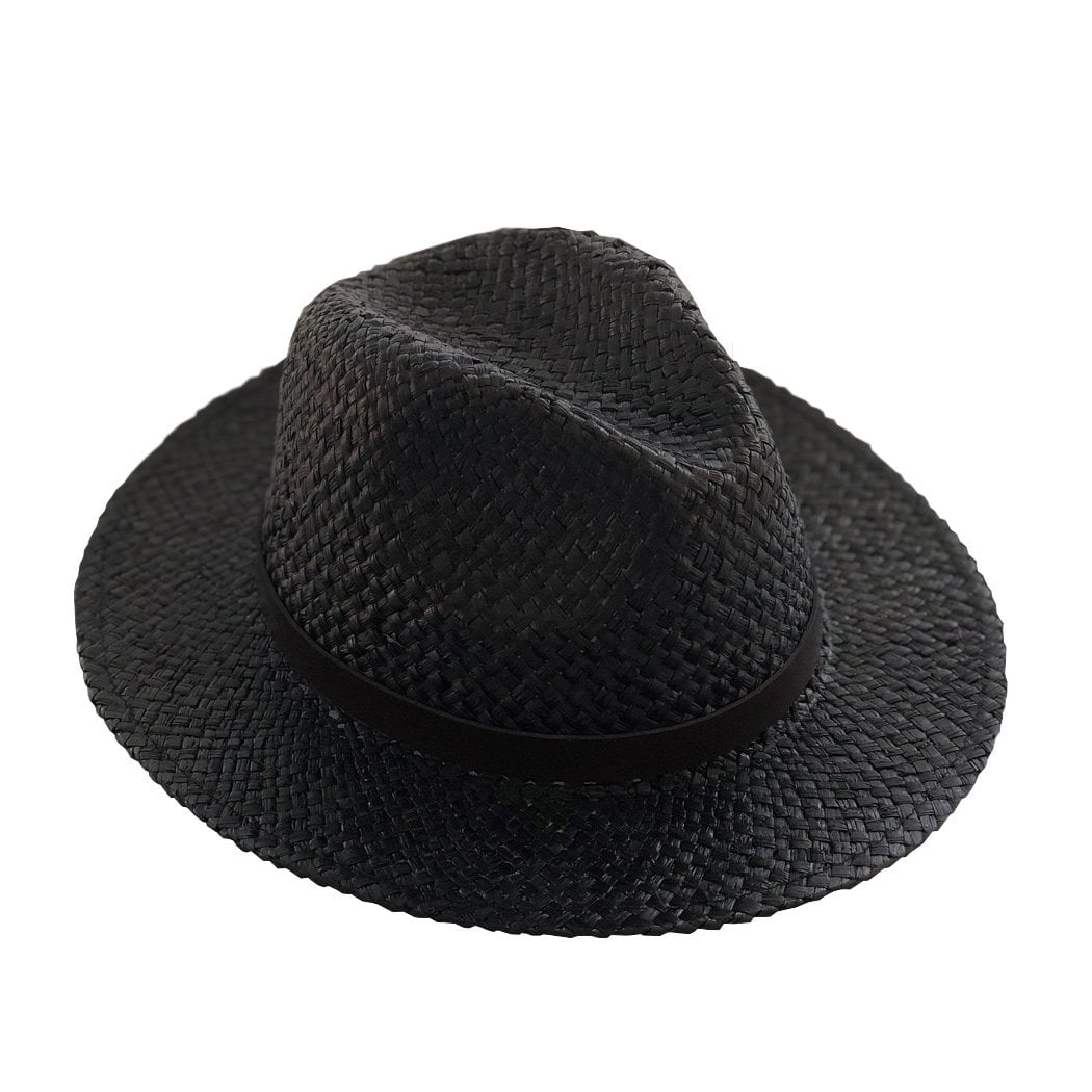 Stråhat - Sort