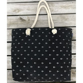 Strandtasker - Sort m. Anker - 1