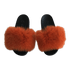 Pels Slippers - Orange