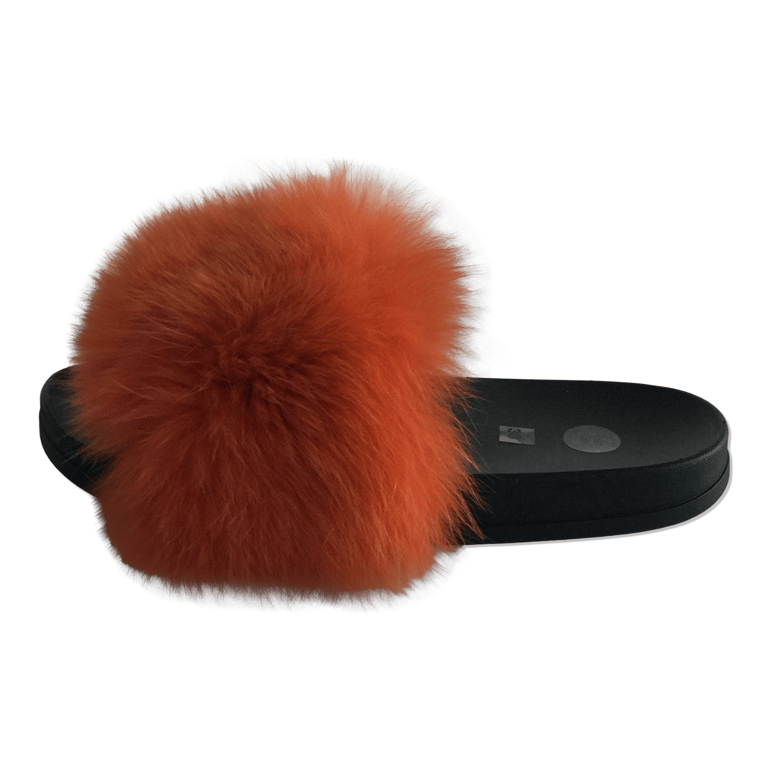 Pels Slippers - Orange