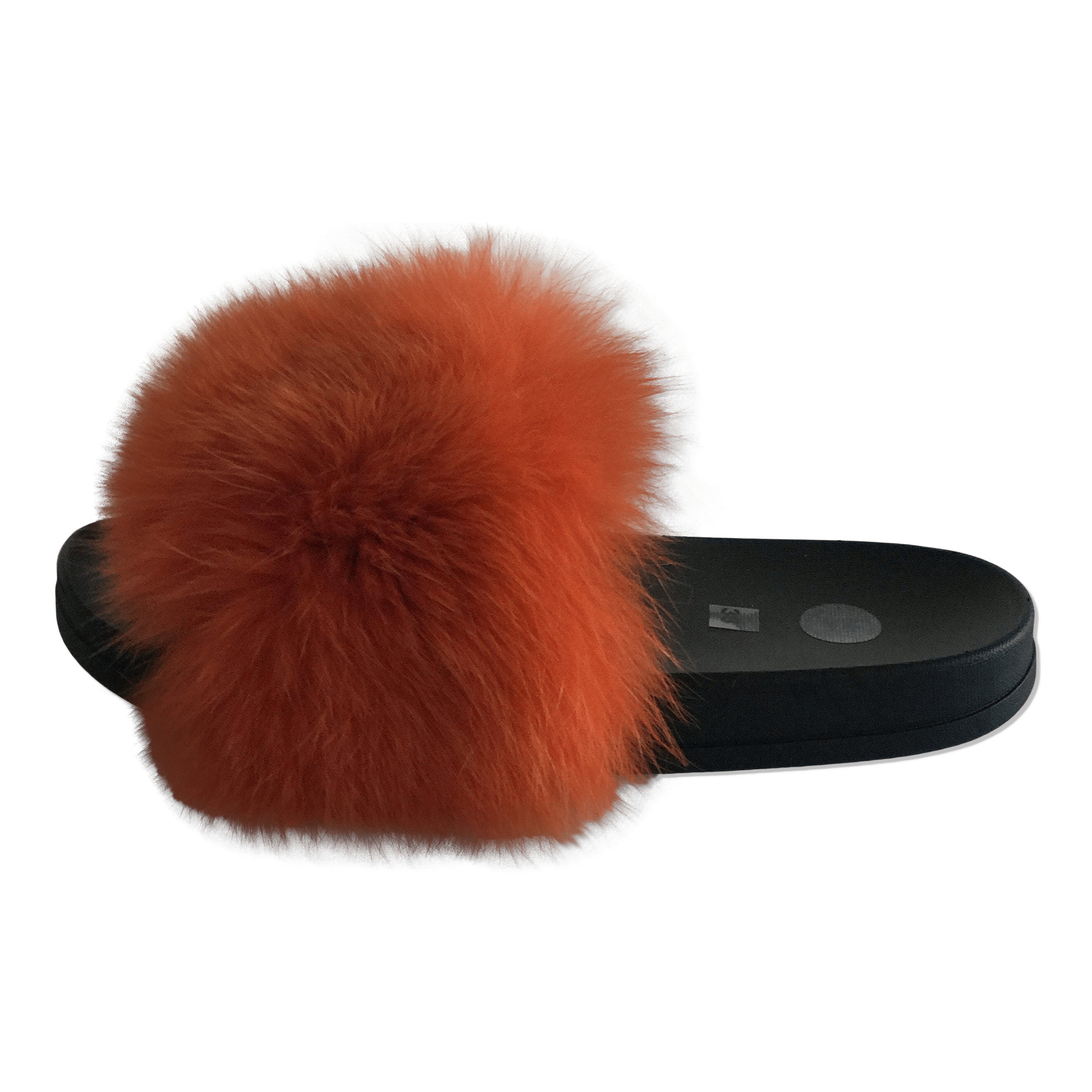 Pels Slippers - Orange