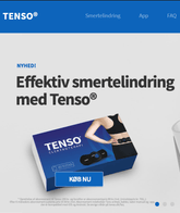 TENSO - Smertelindring App Løsning + 5 Pads