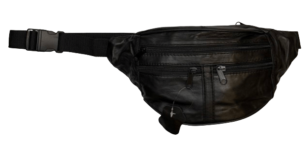 OtherStuff Tasker Bum bag i 100% skind - Sort otherstuff