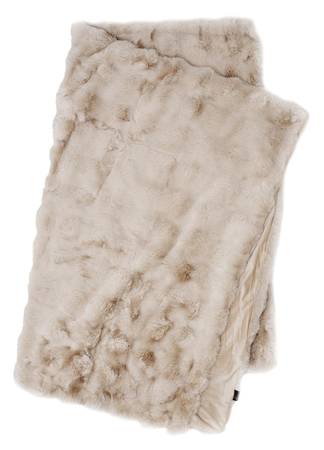 OtherStuff Lammeskind Faux fur tæppe - Beige otherstuff