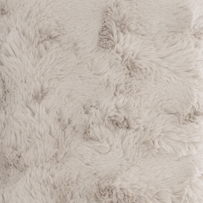 OtherStuff Lammeskind Faux fur tæppe - Beige otherstuff