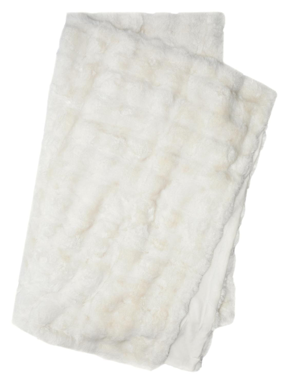 OtherStuff Lammeskind Faux fur tæppe - Offwhite otherstuff