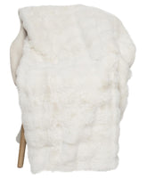 OtherStuff Lammeskind Faux fur tæppe - Offwhite otherstuff