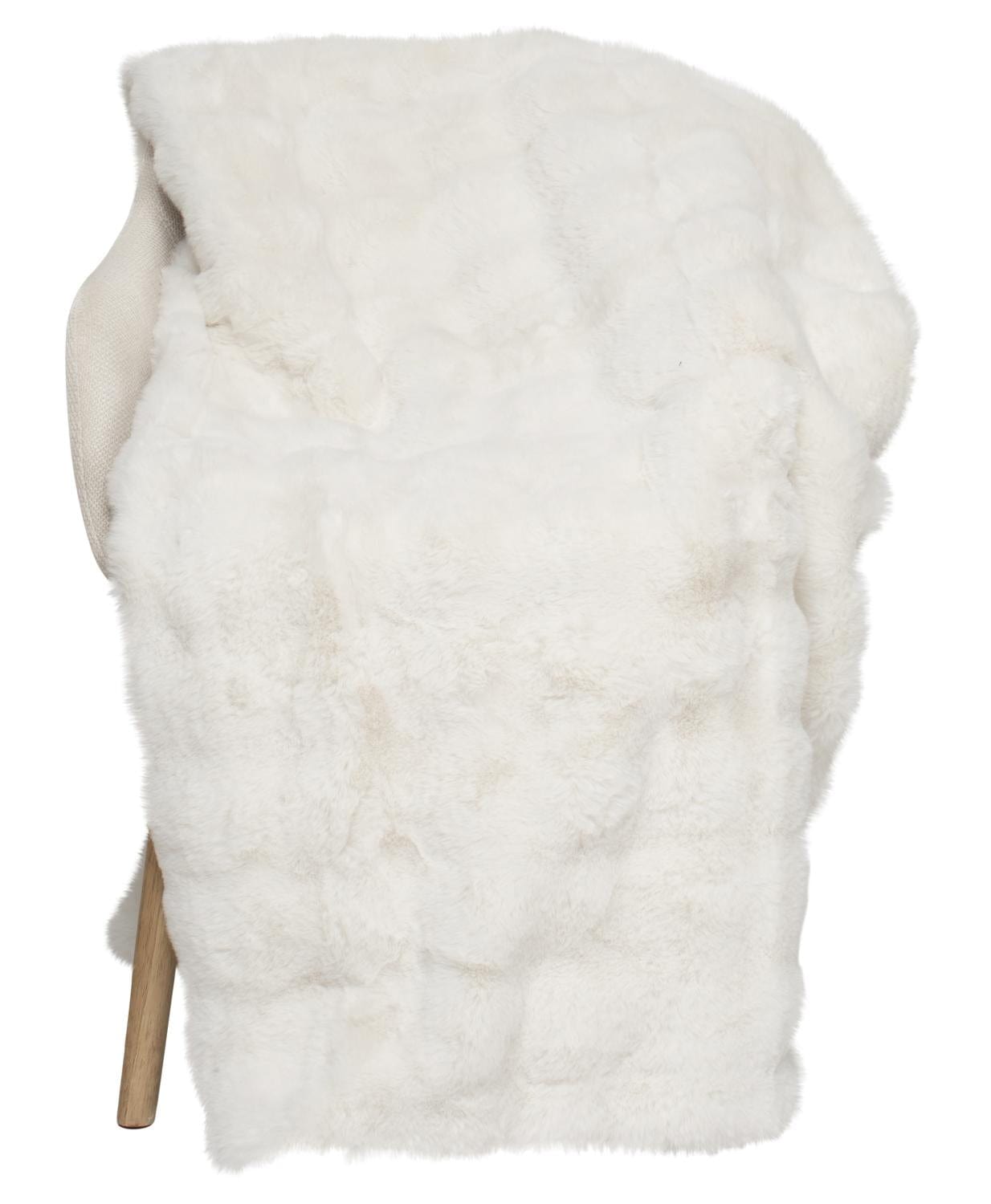 OtherStuff Lammeskind Faux fur tæppe - Offwhite otherstuff