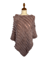 OtherStuff Poncho Fluffy Poncho - Rosa otherstuff