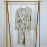 OtherStuff badekåbe Kimono - Beige m. striber otherstuff