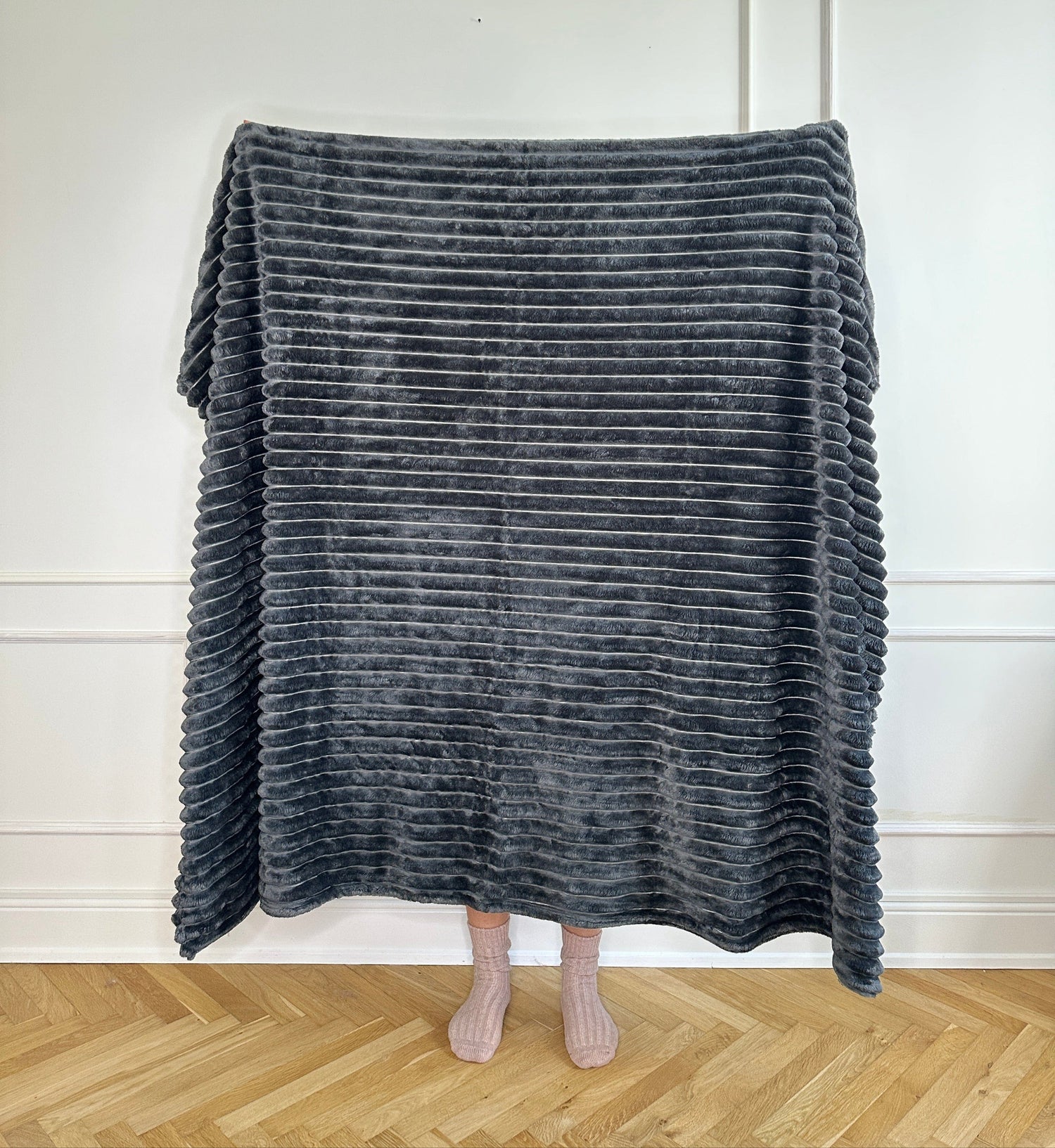 Otherstuff Plaid Luxus Fleece plaid i grå (150x200cm) otherstuff
