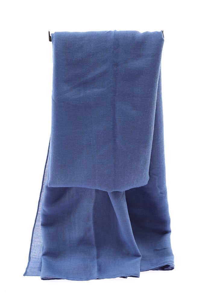 OtherStuff Tørklæde og sjal Sjal i 100% Viscose - Blå (Str. 180x90 cm) otherstuff