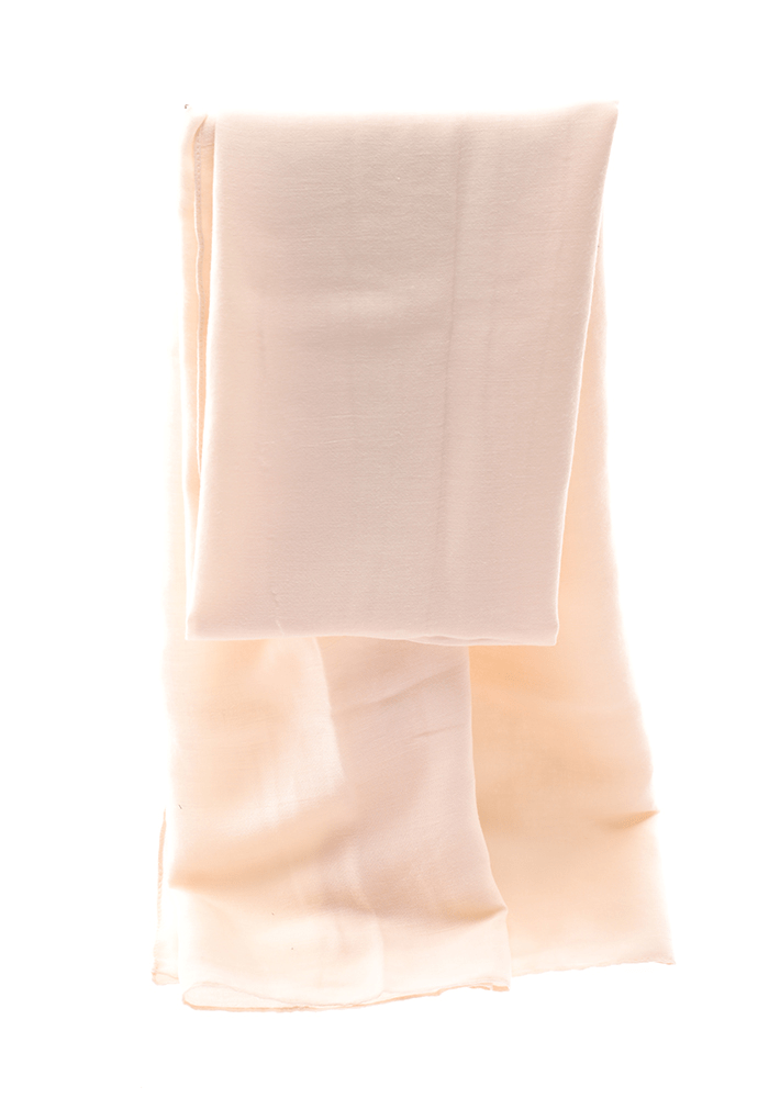 OtherStuff Tørklæde og sjal Sjal i 100% Viscose - Hvid creme (Str. 180x90 cm) otherstuff
