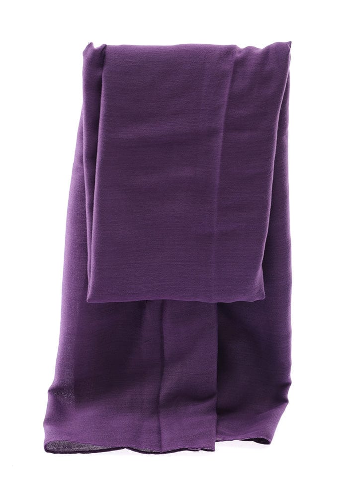 OtherStuff Tørklæde og sjal Sjal i 100% Viscose - Lilla (Str. 180x90 cm) otherstuff
