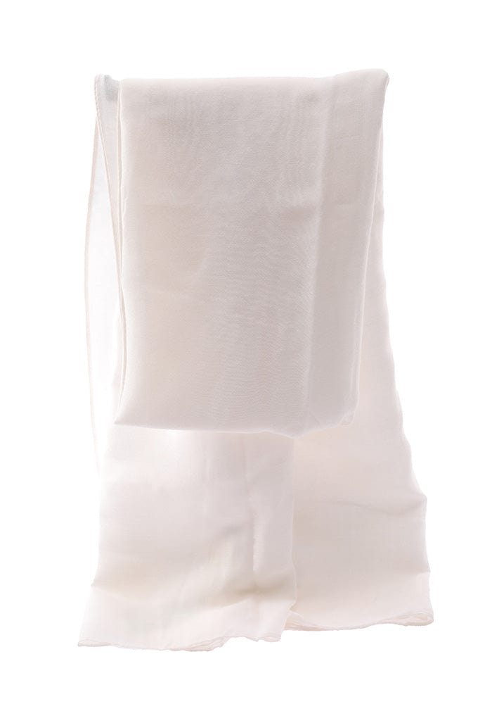 OtherStuff Tørklæde og sjal Sjal i 100% Viscose - Off white (Str. 180x90 cm) otherstuff