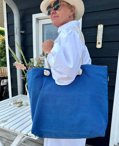 OtherStuff shoppingbag Strandtaske - Havblå 5713931004546 otherstuff